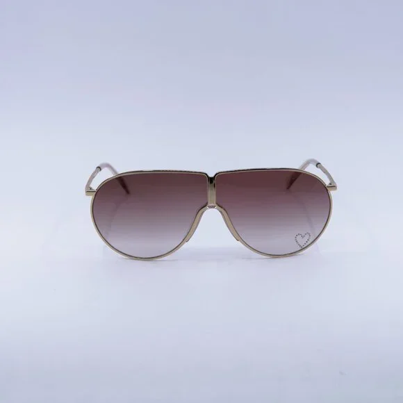 Stella McCartney SC40064I 30F Sunglasses Gold Shield Frame  display picture 3